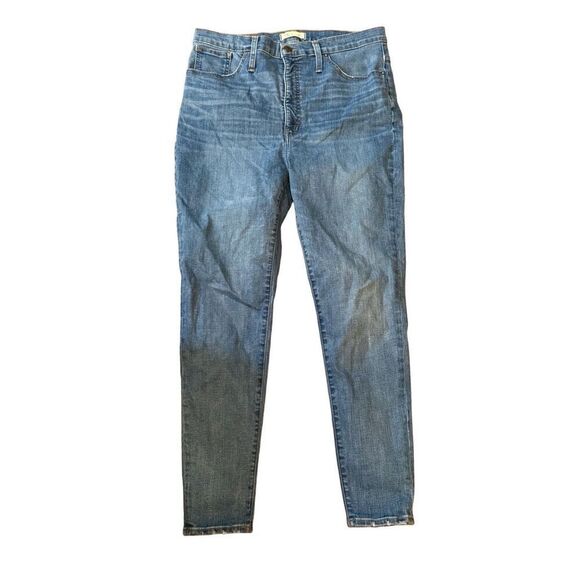 Madewell 11" High-Rise Skinny Jeans in Maricopa Wash AG164 size 32 - Picture 5 of 11